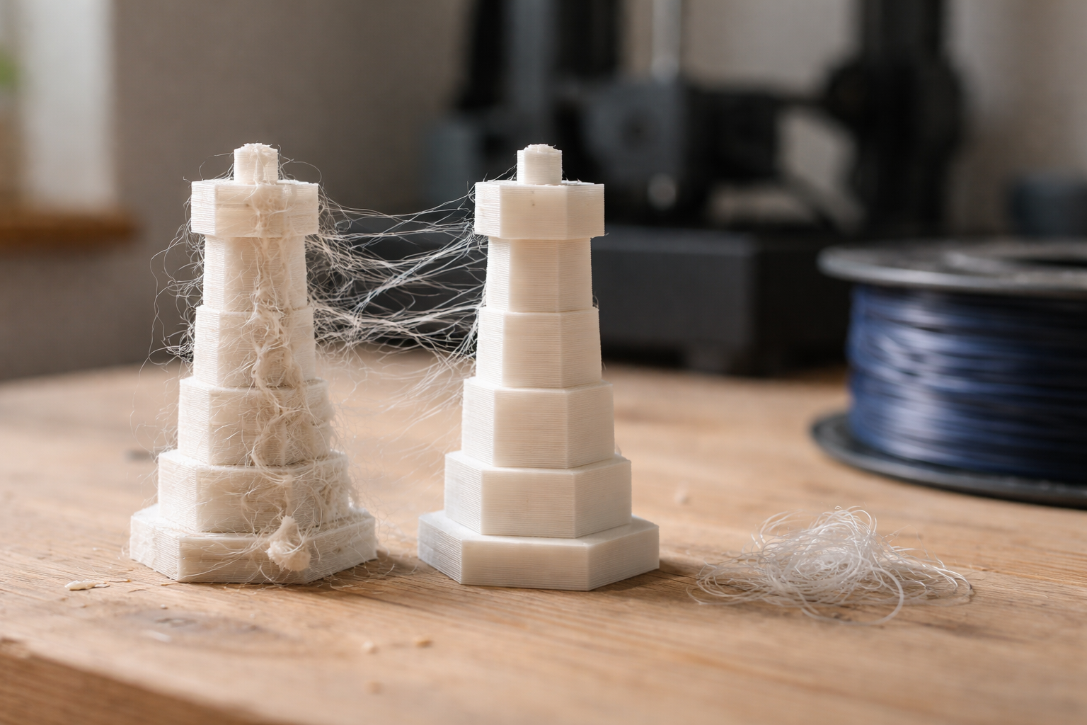 Jeg troede mine prints havde fået skæg: sådan tæmmer du stringing uden at ødelægge alt andet