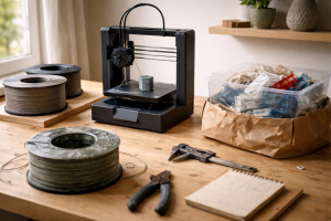 Recycled vs frisk PLA: hvornår er genbrug en god idé ved printeren?