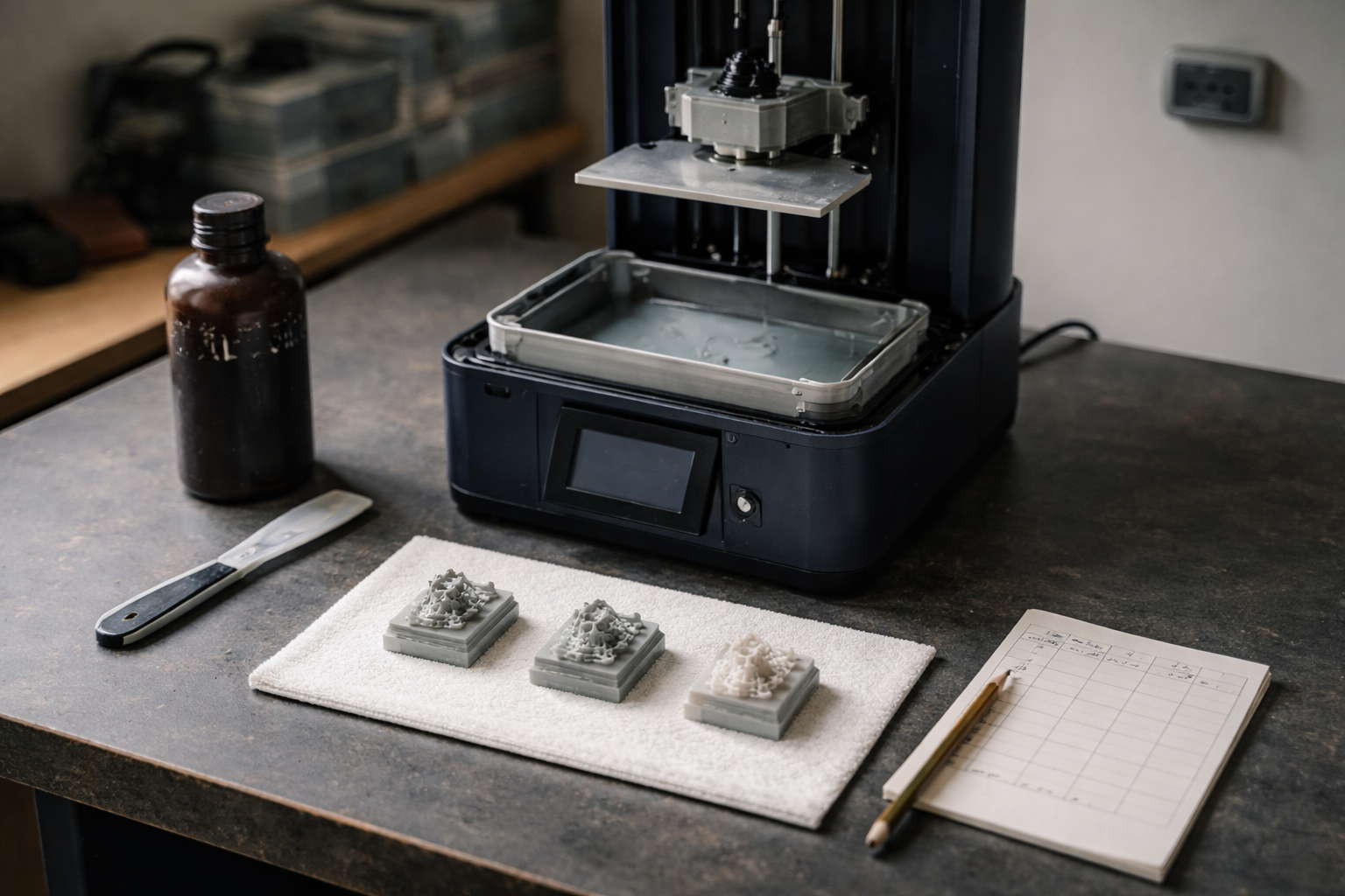 Tre prints. Ikke tyve: sådan rammer du rigtig resin exposure