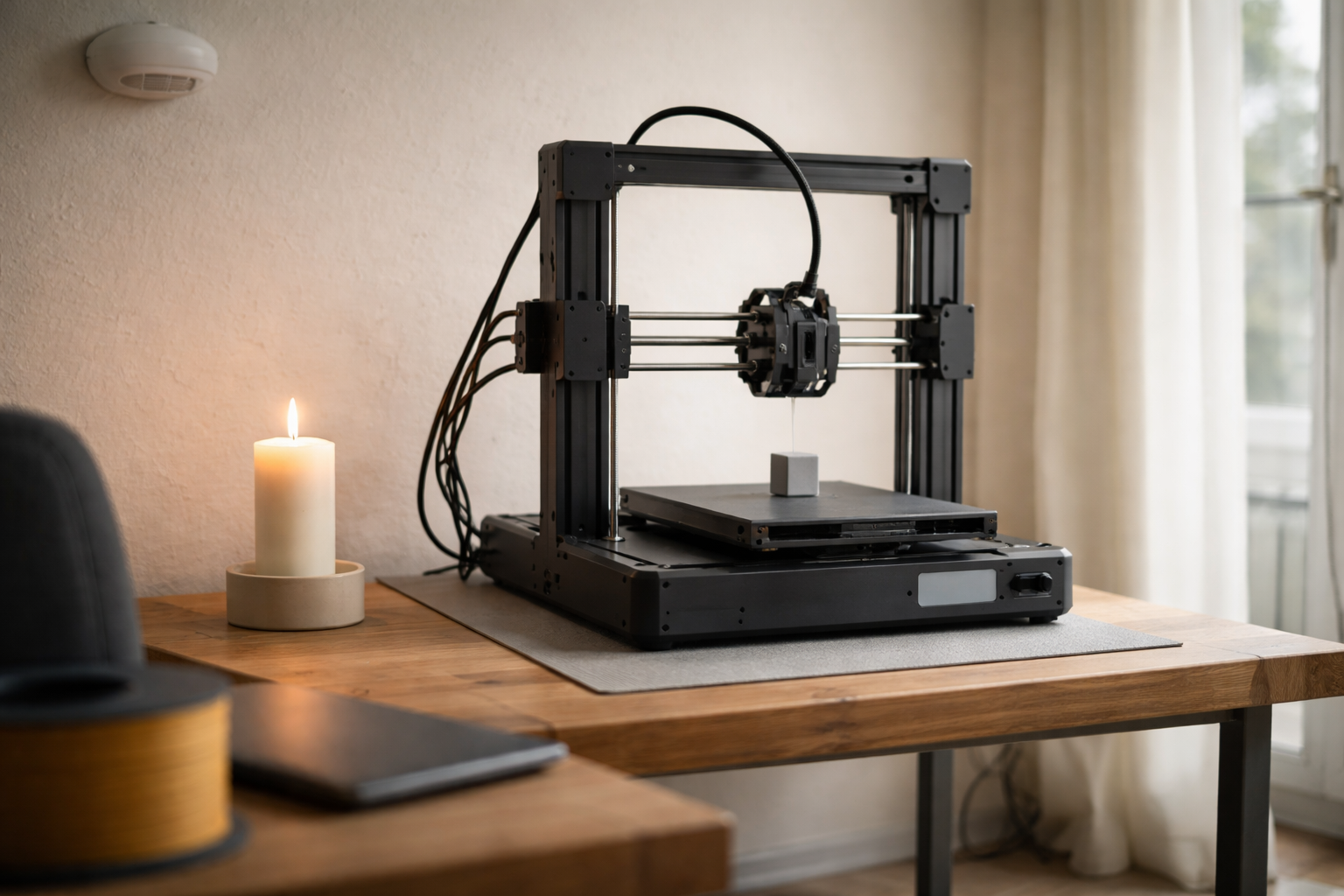 Din 3D‑printer skal behandles som et stearinlys, ikke som et køleskab