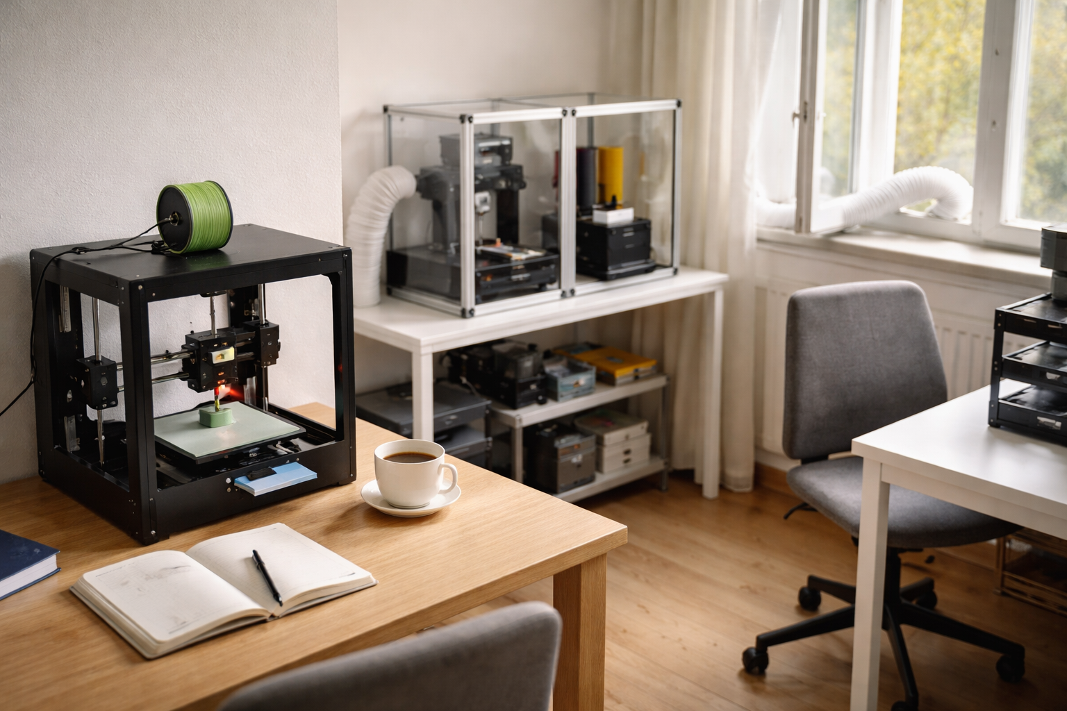5 niveauer af ventilation ved 3D-print - fra åbent vindue til nørde-bur