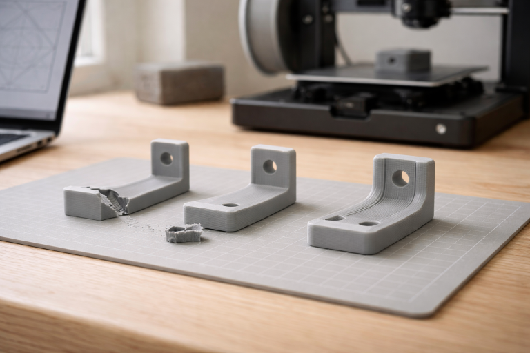 Hvordan du får dine 3D‑print vægge til at holde som en mursten (uden at bruge 80 % infill)