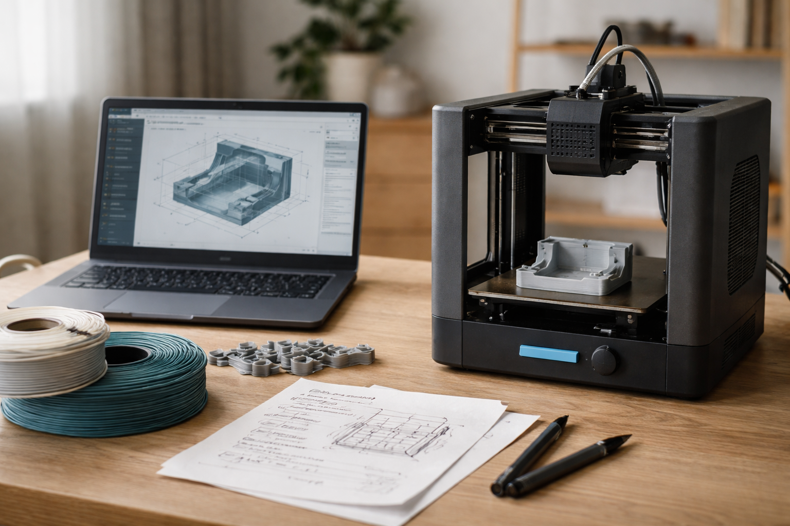CAD til 3D-print: filformater, eksport-indstillinger og design-checkliste