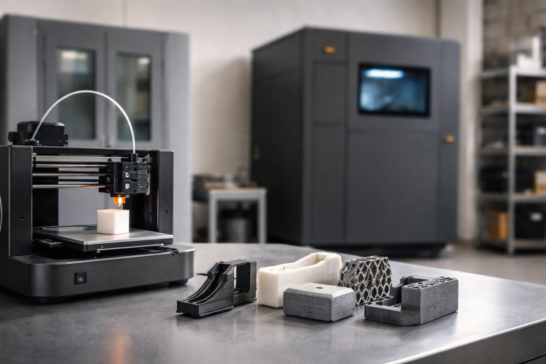 Industriel 3D‑print: teknologier, materialer, tolerancer, priser og use cases