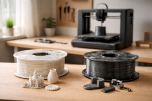PLA vs PETG: sådan vælger du det rigtige filament til dit projekt