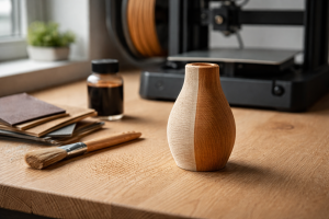 Træfilament (woodfill): sådan printer og efterbehandler du uden tilstopninger og brud