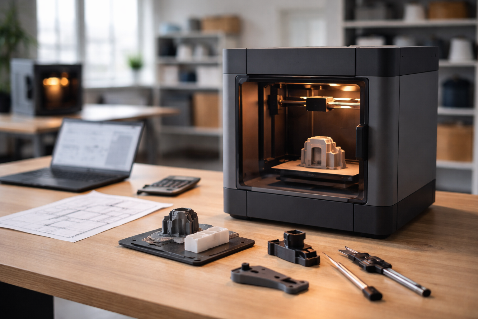 3D-printer til erhverv: sådan vælger du løsning, TCO og driftsmodel