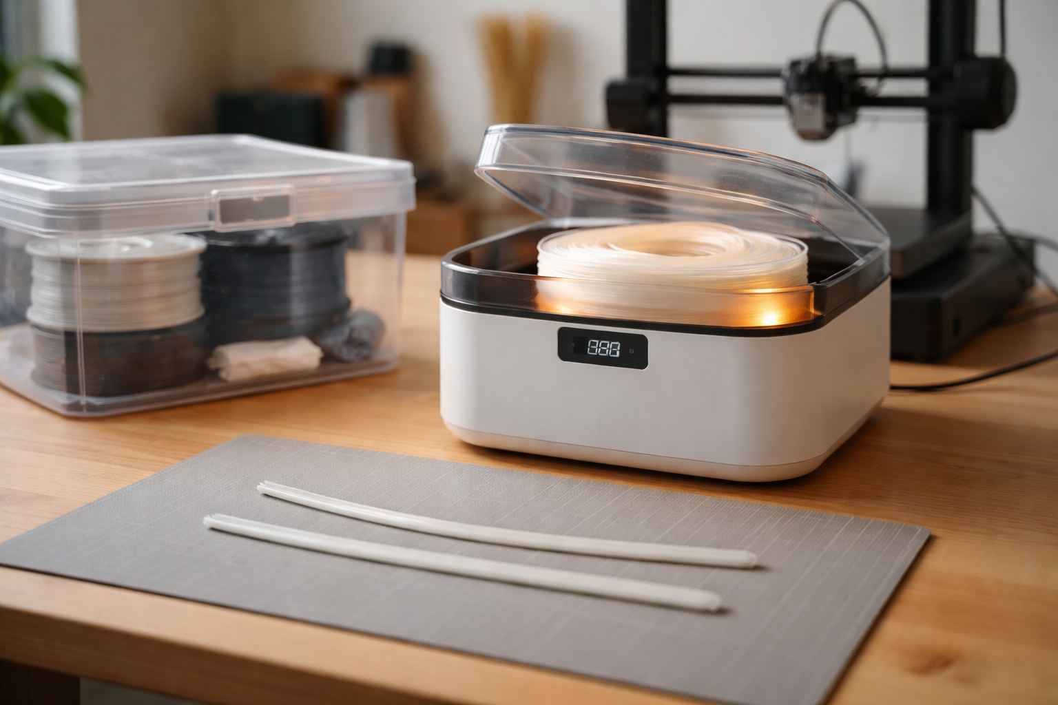 Filamenttørrer: virker det, og hvordan tørrer du filament korrekt?