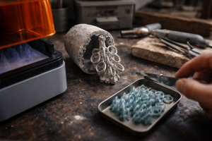 3D-print til smykker: teknologier, materialer, lost-wax og hvad der kan betale sig